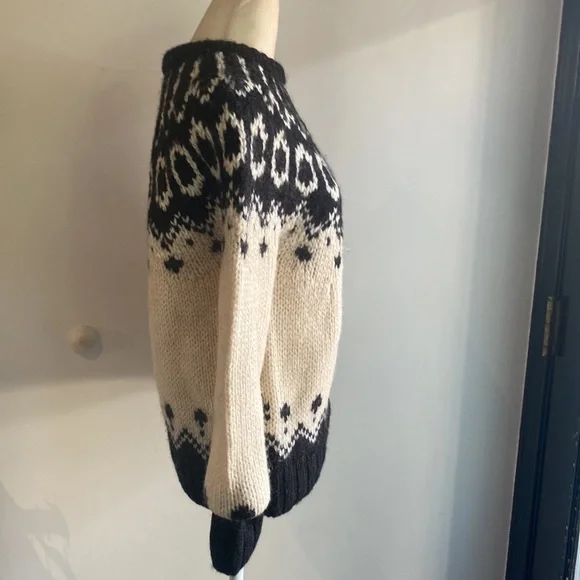 GOLDEN GOOSE fair isle chunky knit sweater - Picture 2 of 5